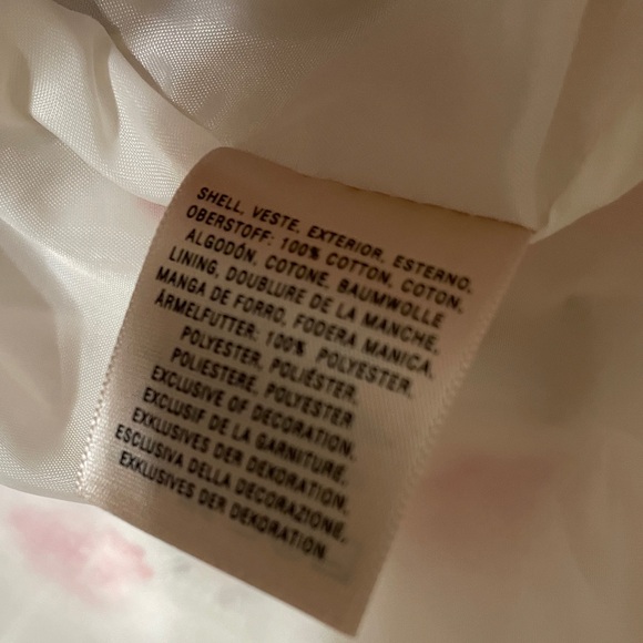 Anthropologie Maeve Blomma Pom Pom Skirt cream and orangey red with side zip - Picture 3 of 7